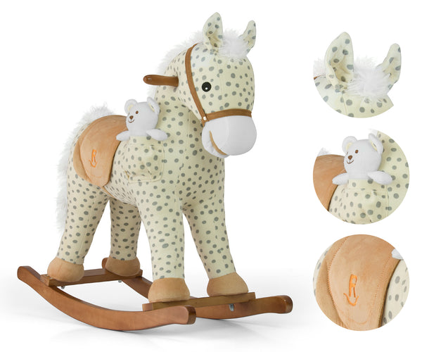 Milly Mally - Milly Mally Poni-keinuhevonen harmaa pilkullinen