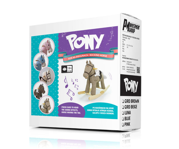 Milly Mally - Milly Mally Poni-keinuhevonen harmaa pilkullinen
