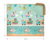 Milly Mally - Milly Mally taitettava vaahtomuovinen leikkimatto Play Circus and Travel T1