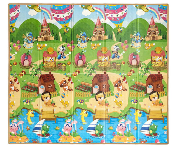 Milly Mally - Milly Mally kokoontaitettava vaahtomuovimatto Colourful Animals T1