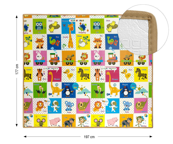 Milly Mally - Milly Mally kokoontaitettava vaahtomuovimatto Colourful Animals T1