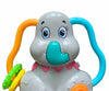 Milly Mally Musical Rattle -musiikkilelu, jossa on elefanttikuvio.