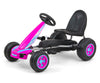 Milly Mally polkuauto Viper Pink - pinkki polkuauto, jossa on polkimet ja ohjauspyörä.