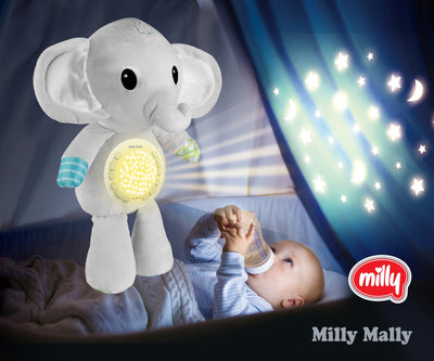 Milly Mallyn pehmoleluprojektori leluelefantti.