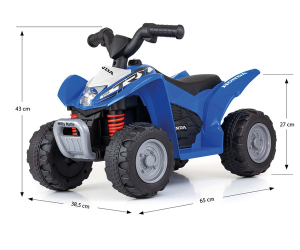 Milly Mally - Milly Mally Honda Atv -akkuajoneuvo sininen