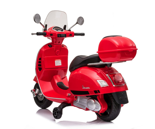 Milly Mally - Milly Mally Vespa Gts Super punainen akkukäyttöinen ajoneuvo