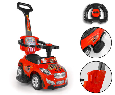 Milly Mally Potkuauto Happy Punainen - Vuodevaatteet.fi