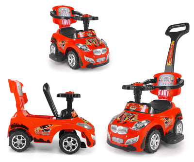 Milly Mally Potkuauto Happy Punainen - Vuodevaatteet.fi