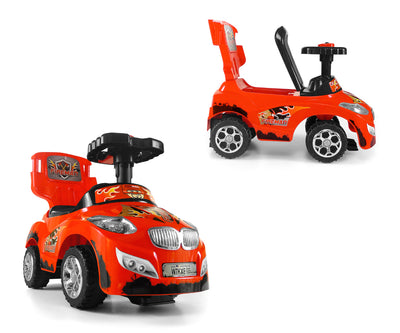Milly Mally Potkuauto Happy Punainen - Vuodevaatteet.fi