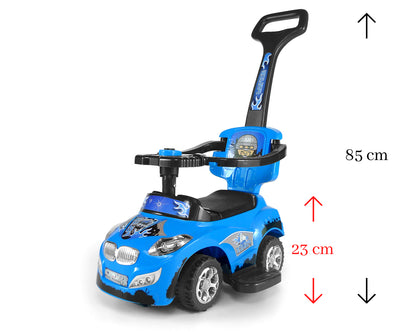 Milly Mally Potkuauto Happy Sininen - Vuodevaatteet.fi