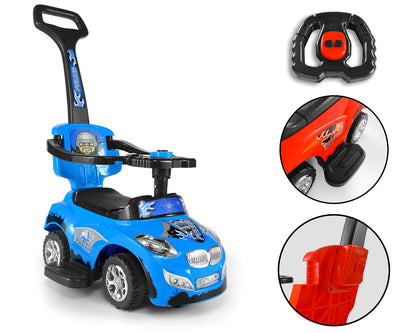 Milly Mally Potkuauto Happy Sininen - Vuodevaatteet.fi
