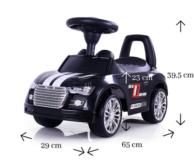 Milly Mally Potkuauto Racer Musta - Vuodevaatteet.fi