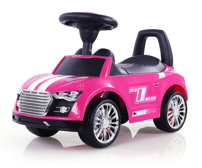 Milly Mally Potkuauto Racer Vaaleanpunainen - Vuodevaatteet.fi