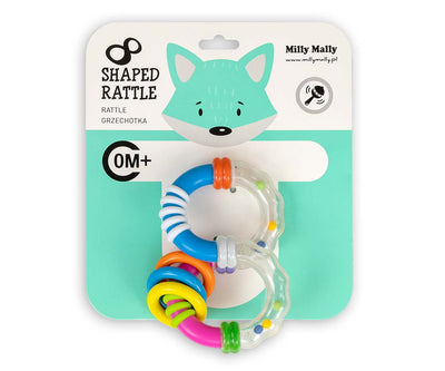 Milly Mally -merkkinen helistin muodoltaan numeron kahdeksan muotoinen.