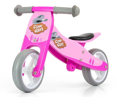 Milly Mally -merkkinen 2-in-1 ratsastuslelu, jossa on Jake Cowgirl -teema.