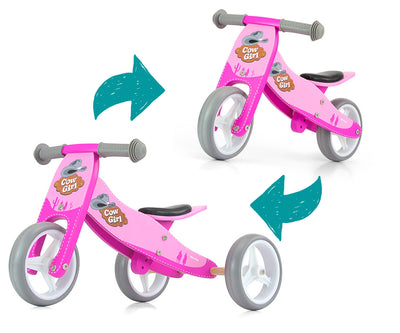 Milly Mally Ride-On 2in1 -leikkiauto, jossa on Jake Cowgirl -teema.