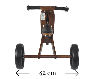 Milly Mally Ride-on 2in1 -ajoneuvo, vihreä, jossa autoaiheinen design.