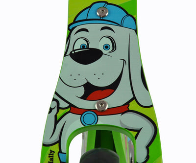 Milly Mally Ride-On 2in1 Look Bob -leikkiauto, jossa on punaiset renkaat ja sininen istuin.