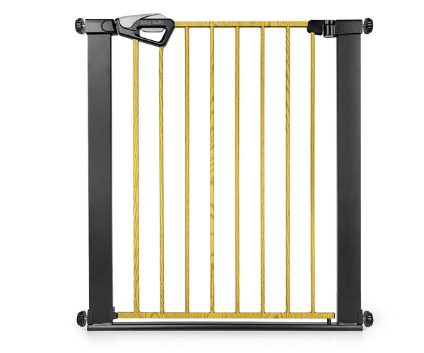 Milly Mally - Milly Mally Turvaportti portaikkoon laajennuksilla Guardy 104 Black Natural