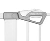 Milly Mally - Milly Mally turvaportti portaikkoon laajennuksilla Guardy 104 White