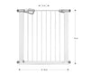 Milly Mally - Milly Mally turvaportti Portaiden turvakaide Guardy 83 White