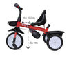 Milly Mally Tricycle Axel Red