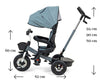 Milly Mally Tricycle Movi Blue