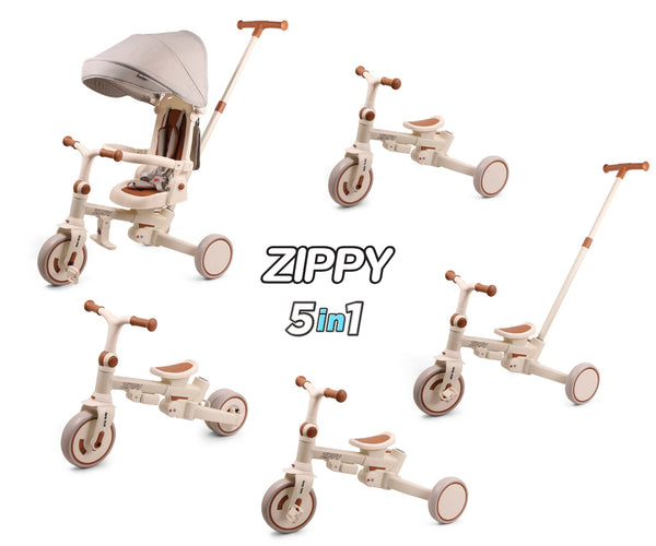 Milly Mally - Milly Mally kolmipyöräinen polkupyörä Zippy Beige