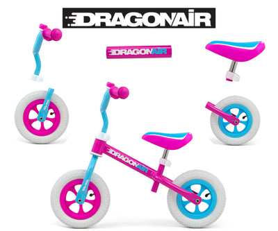 Milly Mally -kävelyfillari, malli Dragon Air Candy, pinkki.
