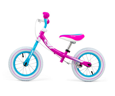 Milly Mally Walking Bike Young Candy -tasapainopyörä vaaleanpunaisena.