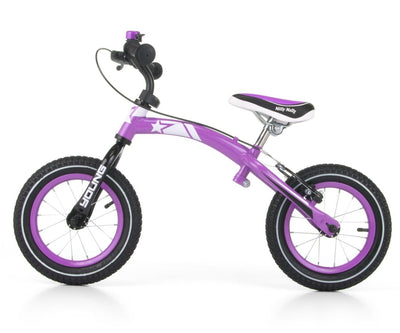 Milly Mally -kävelypyörä nuorille, violetti.