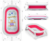 Milly Mally - Milly Mally kokoontaitettava kylpyamme Aqua Pink