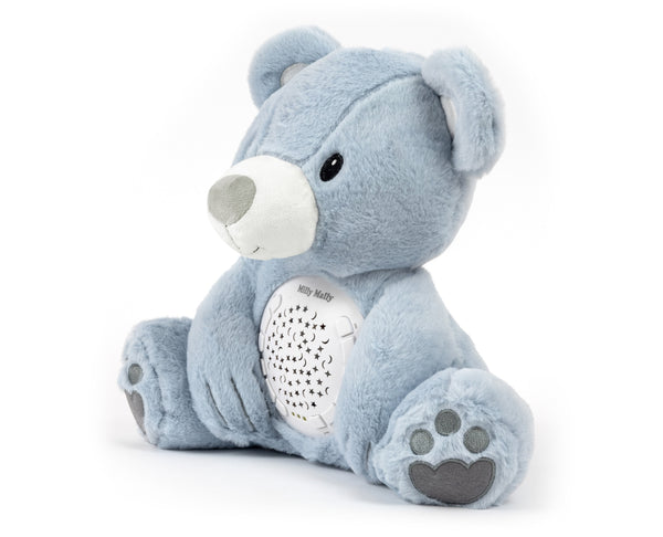 Milly Mally - Milly Mally Milly Bear pehmolelu projektorilla sininen