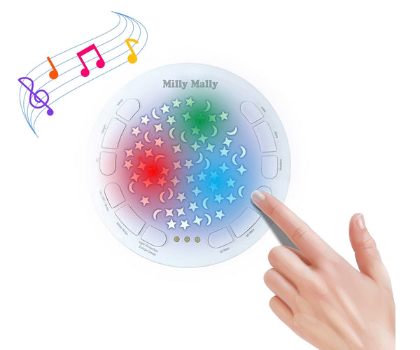 Milly Mally - Milly Mally Milly Bear pehmolelu projektorilla sininen