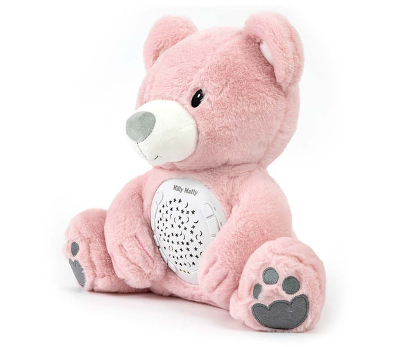 Milly Mally - Milly Mally Milly Bear pehmolelu projektorilla pinkki
