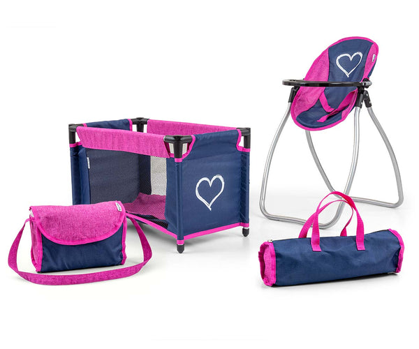 Milly Mally - Milly Mally Elsa Prestige Navy -nukketarvikesetti