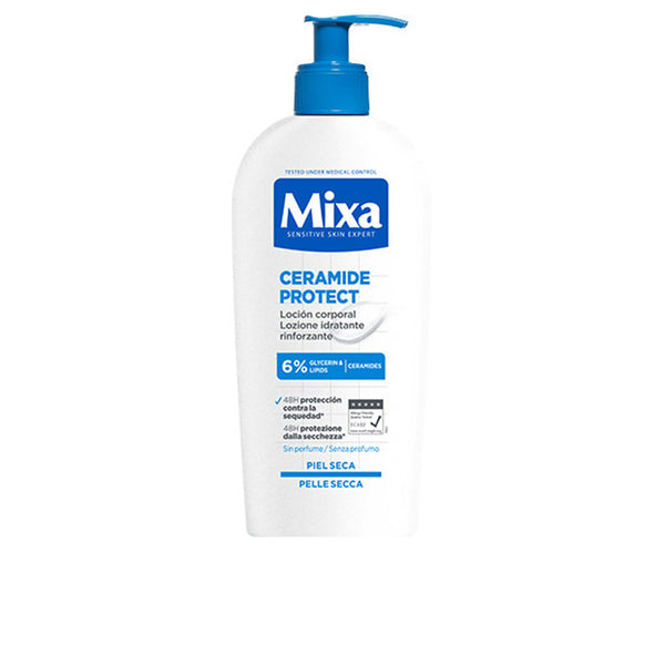 Mixa Ceramide Protect kosteuttava vartalovoide kuivalle iholle 250 ml | Vuodevaatteet.fi