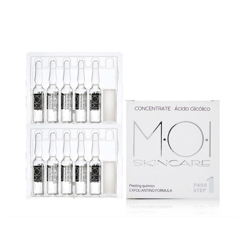 Moi Glycolic Acid Facial Ampoules 10 X 2 Ml | Vuodevaatteet.fi
