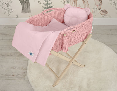 Moseskorin Peito Ja Tyyny - Teddy Bear - Pink