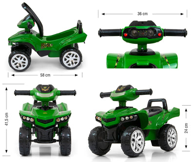 Monster Potkuauto Vihreä - Vuodevaatteet.fi