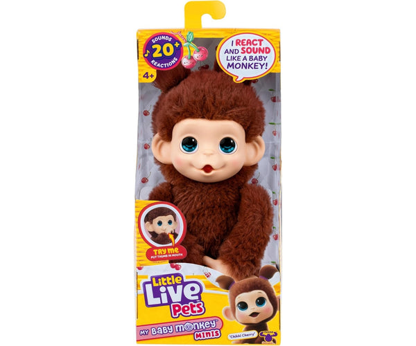 Mix - Little Live Pets interaktiivinen miniapina Chikki Cherry