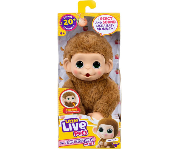 Mix - Little Live Pets interaktiivinen miniapina Pepi Peach