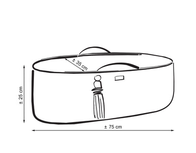 Moseskori Jalustalla - Puuvilla - Pink