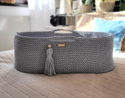 Moseskori - Puuvilla - Dark Gray