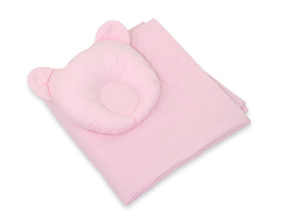 Moseskorin Peito Ja Tyyny - Teddy Bear - Pink