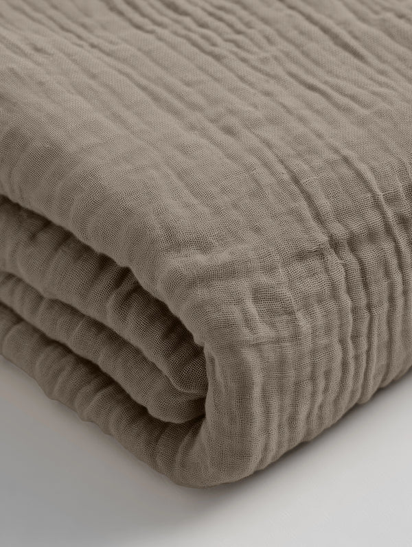 Mousseline Aluslakana Taupe 180x200 cm