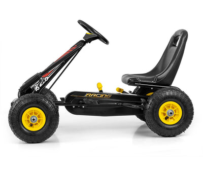Musta Karting lasten polkuauto - Thor - Vuodevaatteet.fi