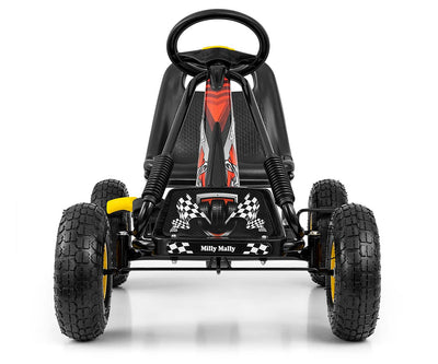 Musta Karting lasten polkuauto - Thor - Vuodevaatteet.fi