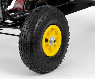 Musta Karting lasten polkuauto - Thor - Vuodevaatteet.fi