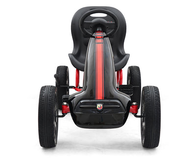 Musta Karting polkuauto lapselle - Abarth - Vuodevaatteet.fi